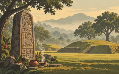 Tak'alik Ab'aj, Seventeen hundred years, and still in use: an illustration of a place on this route.