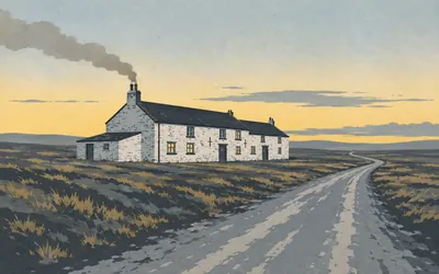 The Tan Hill Inn, Said to be the highest pub in Britain: an illustration of a place on this route.