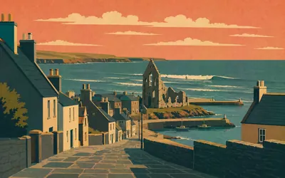 Thurso, The most northerly town in Britain: an illustration of a place on this route.