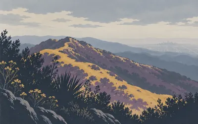 Topanga State Park, Considered, by somebody: an illustration of a place on this route.