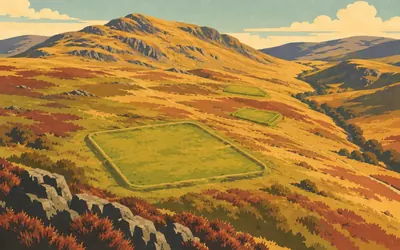 Troutbeck Roman Fort, A fort and three camps: an illustration of a place on this route.
