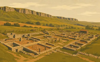 Vindolanda, Letters from the edge of the world: an illustration of a place on this route.