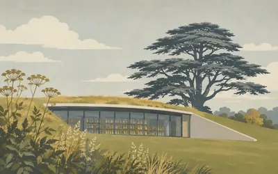 Wakehurst, Kew's seed bank in the Sussex Weald: an illustration of a place on this route.