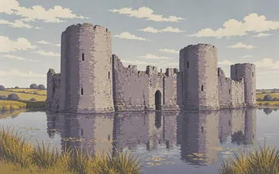 White Castle, Never attacked, and nobody says why it is white: an illustration of a place on this route.
