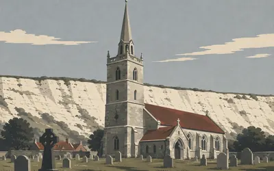 St Peter's, Wintringham, Sixpence for breaking a stay: an illustration of a place on this route.