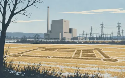 Zwentendorf, Two frontiers, one village: an illustration of a place on this route.